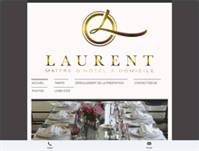 Tablet Screenshot of maitre-d-hotel-a-domicile.com